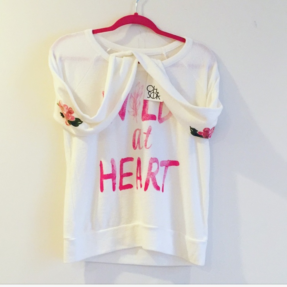 NWTs Chaser “Wild at Heart” Sweater - Picture 2 of 5